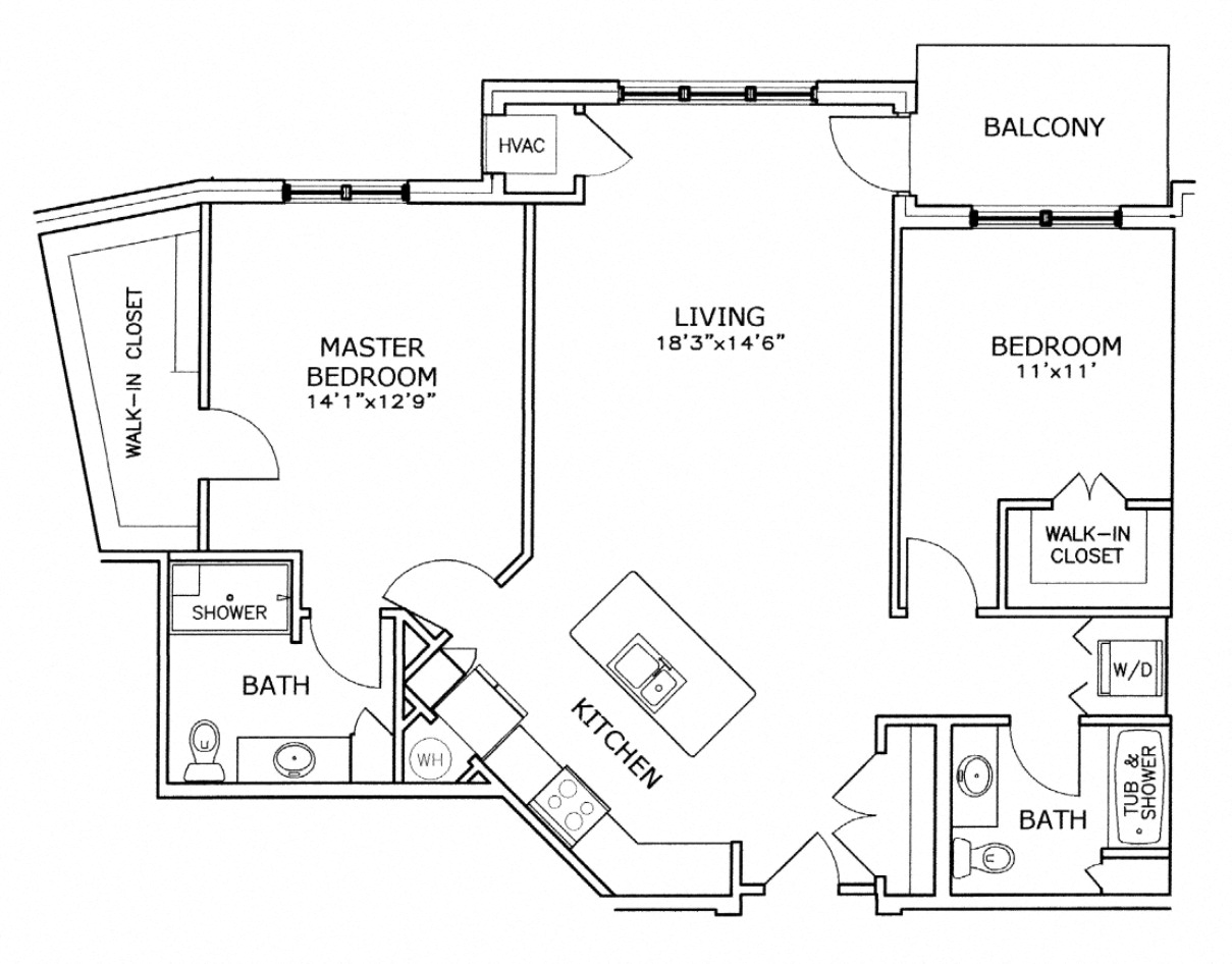 E7 Floorplan at Paragon Place at Bishops Bay